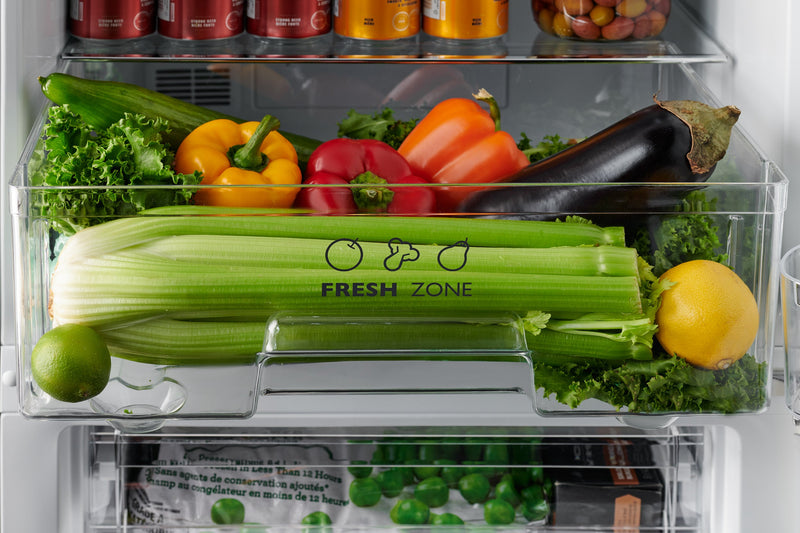 Réfrigérateur rétro iio de 11 pi³ à congélateur inférieur - ALBR1372R-R