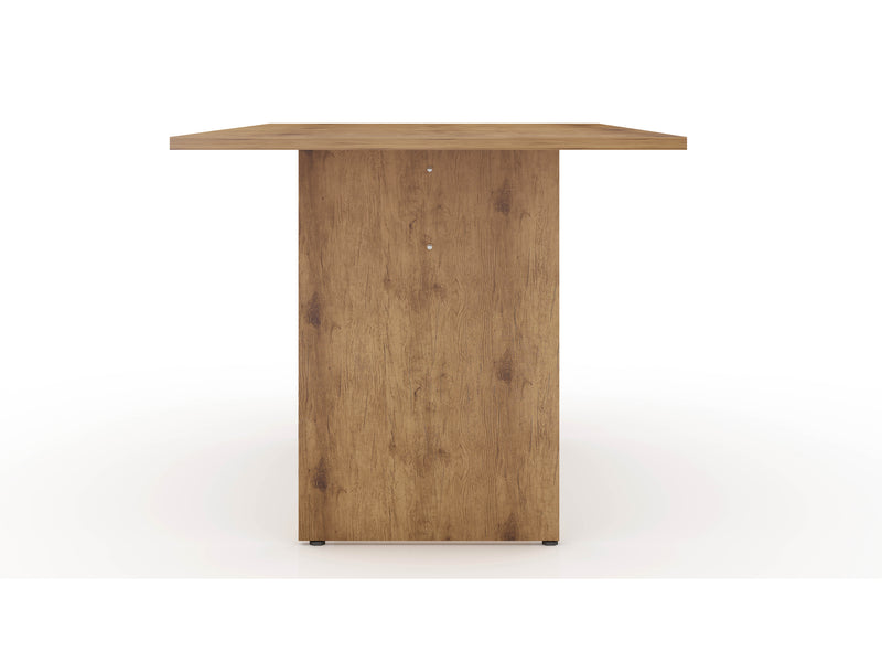 Table champêtre rustique Nomad de Manhattan Comfort de 67,91 po pour la salle à manger - naturelle