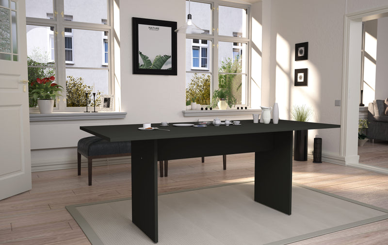 Table moderne Nomad de Manhattan Comfort de 67,91 po pour la salle à manger - grise