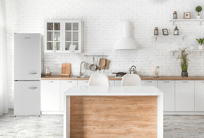 Réfrigérateur rétro iio de 11 pi³ à congélateur inférieur - ALBR1372WW-L