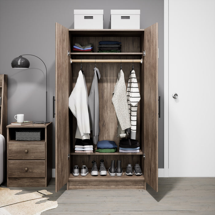 Armoire-penderie Elite de 32 po - gris délavé
