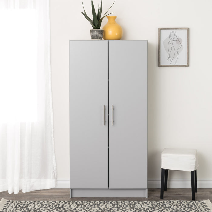 Armoire de rangement Elite de 32 po - gris clair