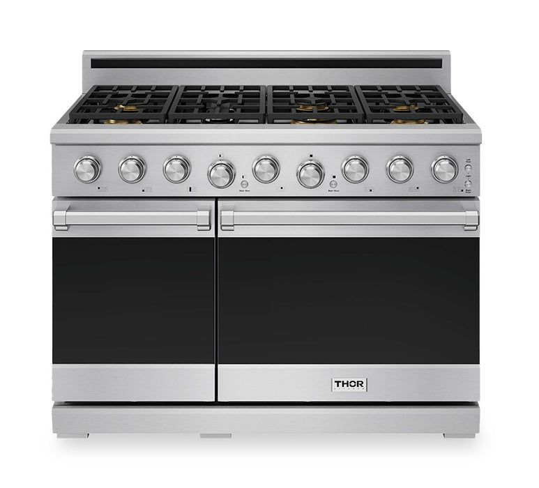 Cuisinière à gaz amovible Thor Kitchen de série X de 7,6 pi3 à four double - acier inoxydable - XRG48E 