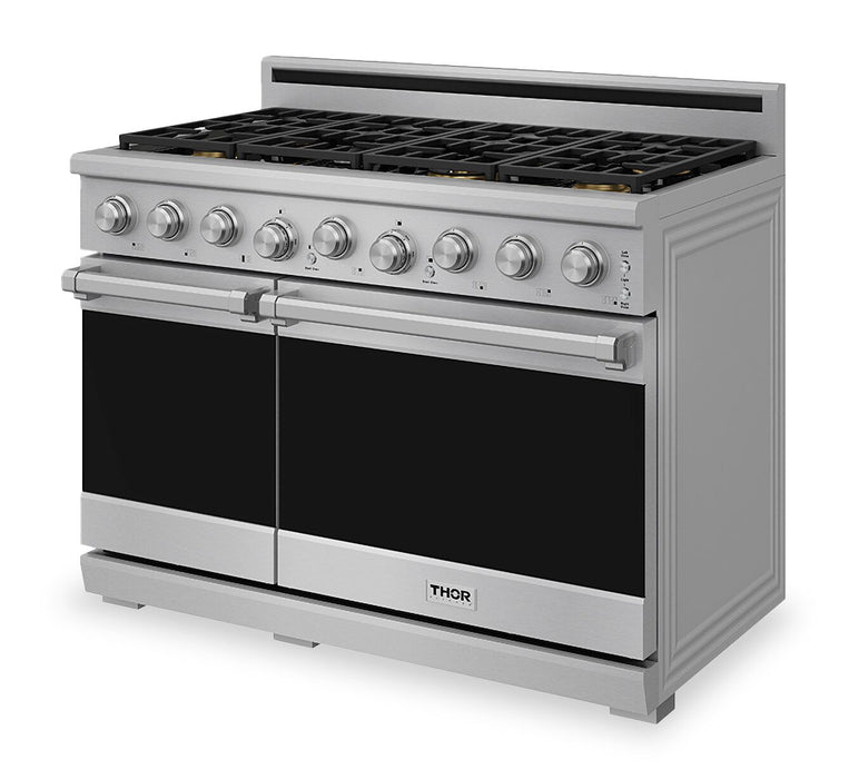 Cuisinière à gaz amovible Thor Kitchen de série X de 7,6 pi3 à four double - acier inoxydable - XRG48E 