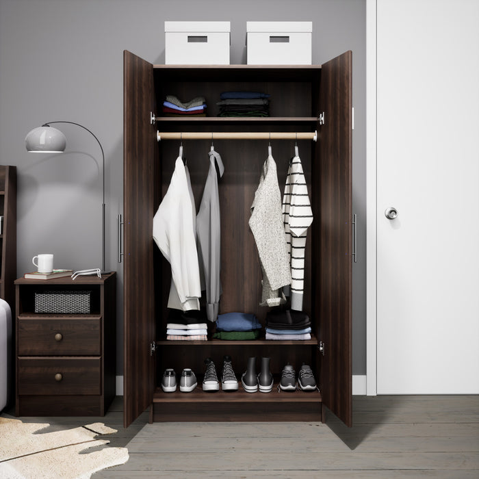 Armoire-penderie Elite de 32 po - espresso