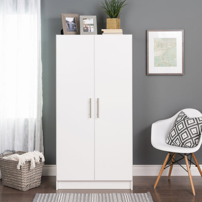 Armoire-penderie Elite de 32 po - blanche