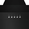 Thor Kitchen 36” Professional Wall Mount Pyramid Range Hood - Black - TRH36PB | Hotte de cuisinière murale professionnelle de style pyramidal Thor Kitchen de 36 po - noire - TRH36PB
