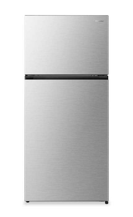 Réfrigérateur Hisense de 21,2 pi3 et de 30 po pleine profondeur à congélateur supérieur - acier inoxydable - RT21N3ESE