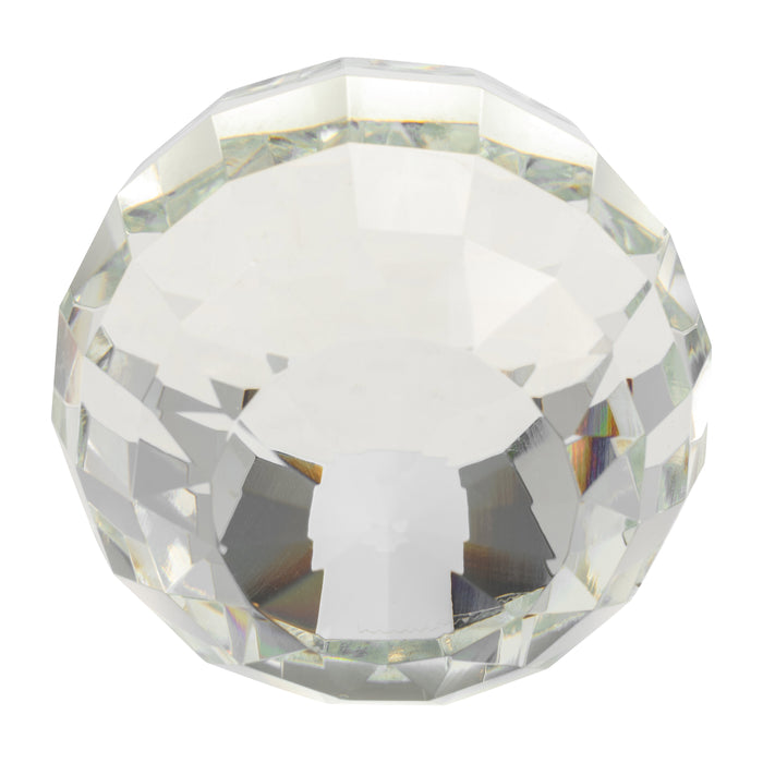 Orbe de cristal transparent de 3 po