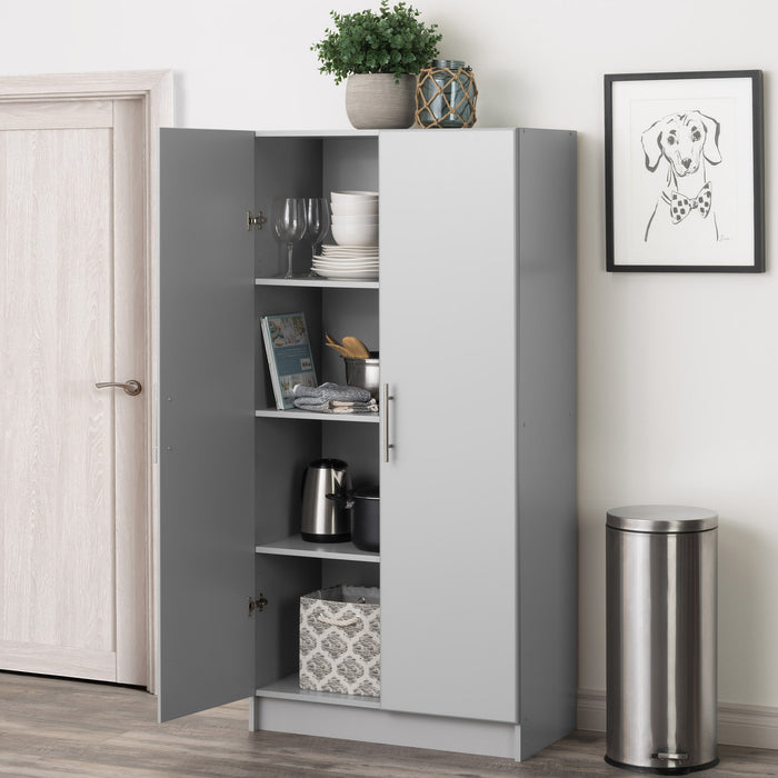 Armoire de rangement Elite de 32 po - gris clair