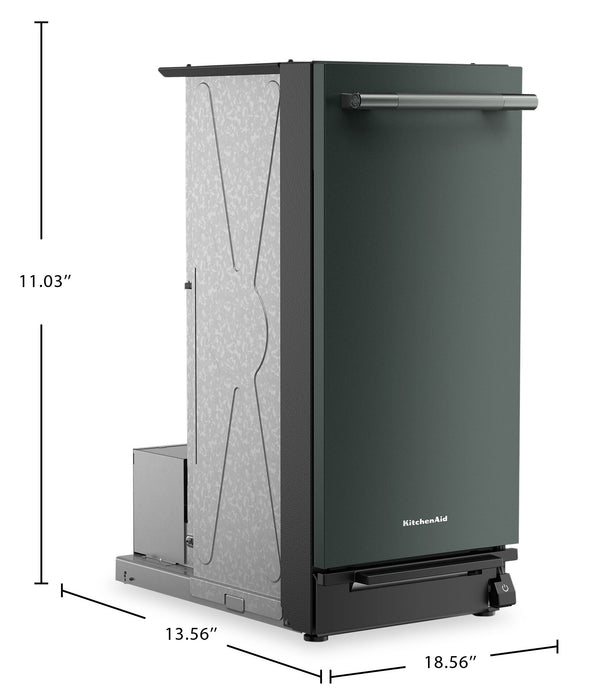 Compacteur à déchets encastré KitchenAid de 15 po avec système de gestion des odeurs intégré - genièvre - KTTP515TJP