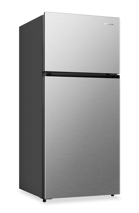 Réfrigérateur Hisense de 21,2 pi3 et de 30 po pleine profondeur à congélateur supérieur - acier inoxydable - RT21N3ESE