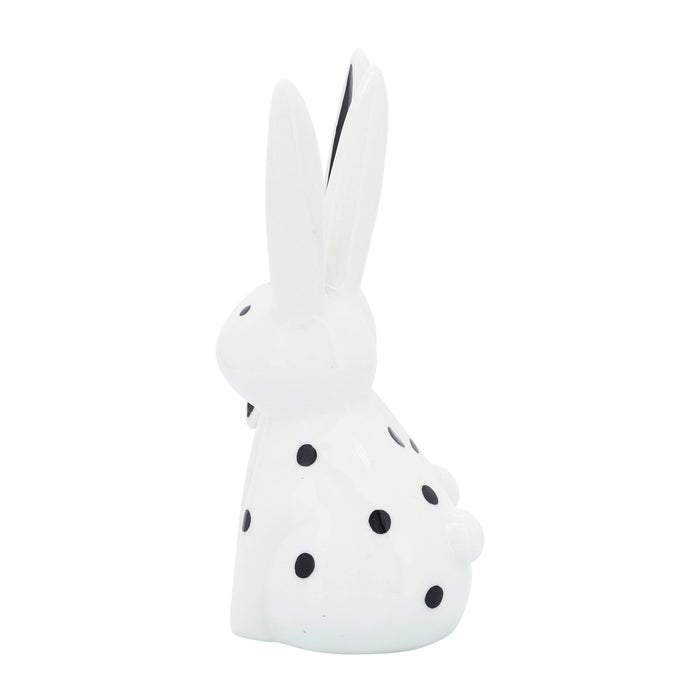 Lapins qui s’embrassent de 7 po en porcelaine