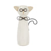 Chat de 7 po en céramique - beige