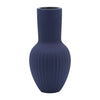 Vase en forme de bouquet de 11 po en céramique - bleu marine