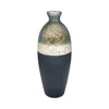 Vase brillant de 16 po en verre à trois couleurs