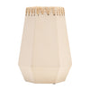 Vase de 11 po en céramique à motif tressé - naturel