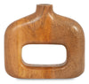 Wood 7" Open Cut-Out Vase - Natural | Vase de 7 po en bois avec découpe - naturel