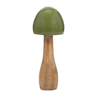 Champignon conique de 10 po en bois - olive