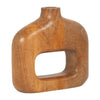 Champignon conique de 6 po en bois - terracotta