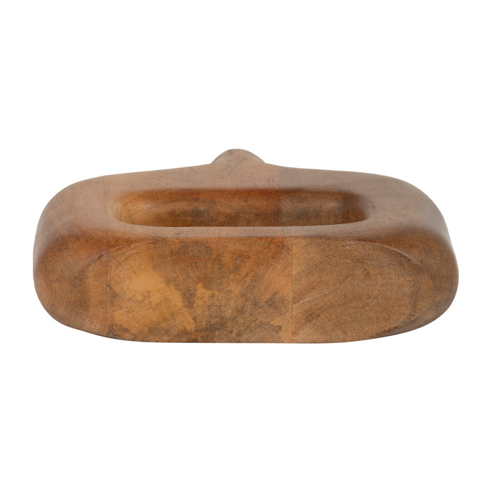 Champignon conique de 6 po en bois - terracotta