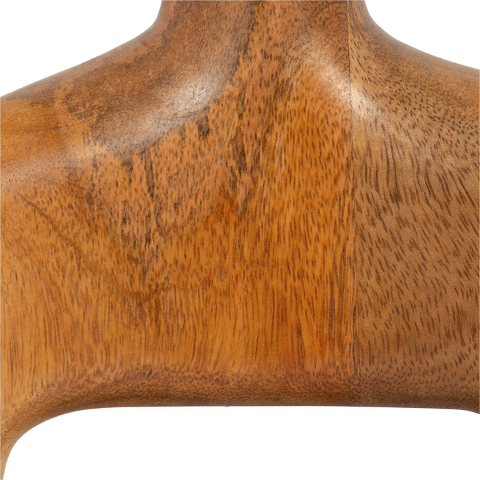 Champignon conique de 6 po en bois - terracotta