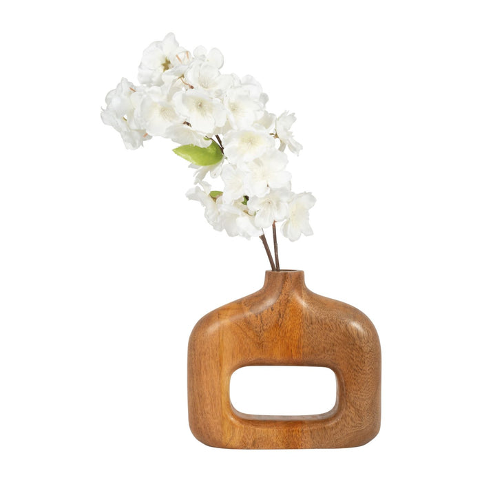 Champignon conique de 6 po en bois - terracotta