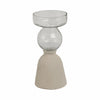 Vase Ecomix de 9 po en verre - ivoire