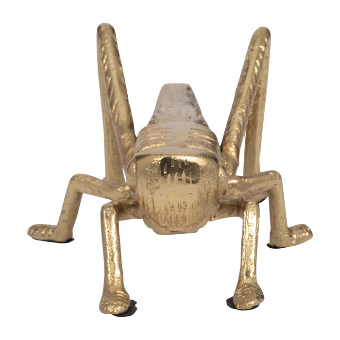 Sauterelle de 6 po en métal - dorée