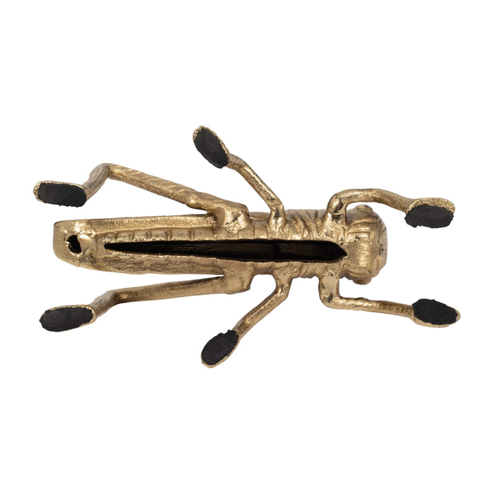 Sauterelle de 6 po en métal - dorée