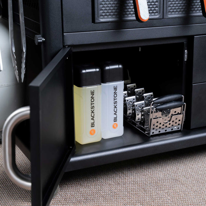 Plaque chauffante Patio de Blackstone de 36 po avec armoire et friteuse à air - 1923