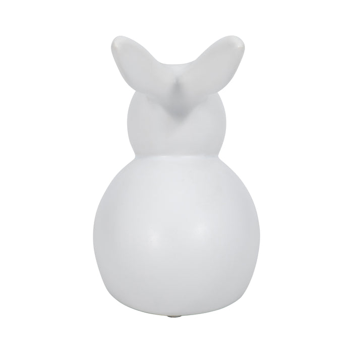 Lapin moderne de 7 po - blanc