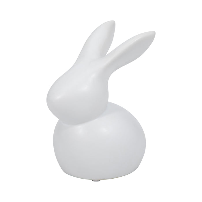 Lapin moderne de 7 po - blanc