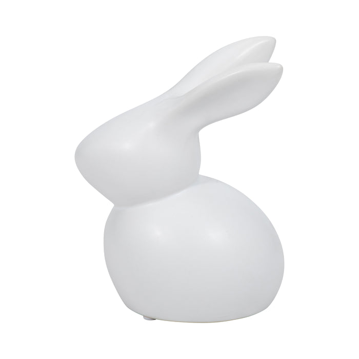 Lapin moderne de 7 po - blanc