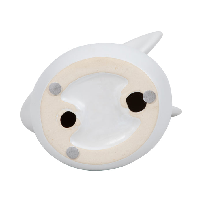 Lapin moderne de 7 po - blanc