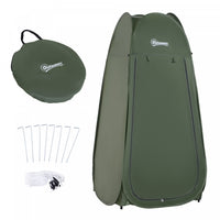 Outsunny Tente De Douche De Camping Pop-up Dressing Portable Vestiaire Tentes D'abri De Confidential