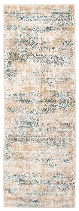 Carpette Zoe ivoire - 2 pi 8 po x 8 pi 2 po