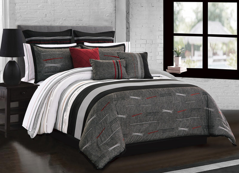 Ensemble Douillette Zumi 7 Morceaux pour Grand Lit (Queen)