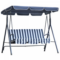 Balancoire De Porche Pour 3 Places Rembourree Chaise Longue De Jardin Hamac De Terrasse Avec Cadre E