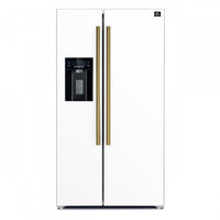 Refrigerateur cote a cote Salerno de 36 po, blanc, 20 pi³ – FFRBI1844-36WHT