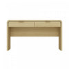 Bureau moderne Grace 54\" en chene naturel (2 tiroirs)