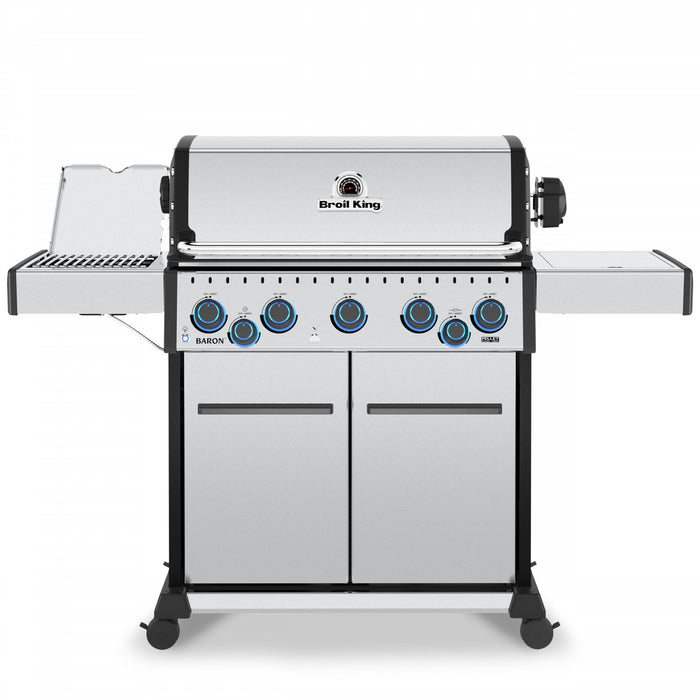 Broil King Baron S 590 Pro IR 5-bruleurs 45 000 BTU Barbecue a gaz naturel - 678347