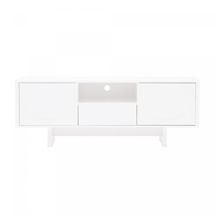 Meuble TV Ella Modern 59\" en blanc