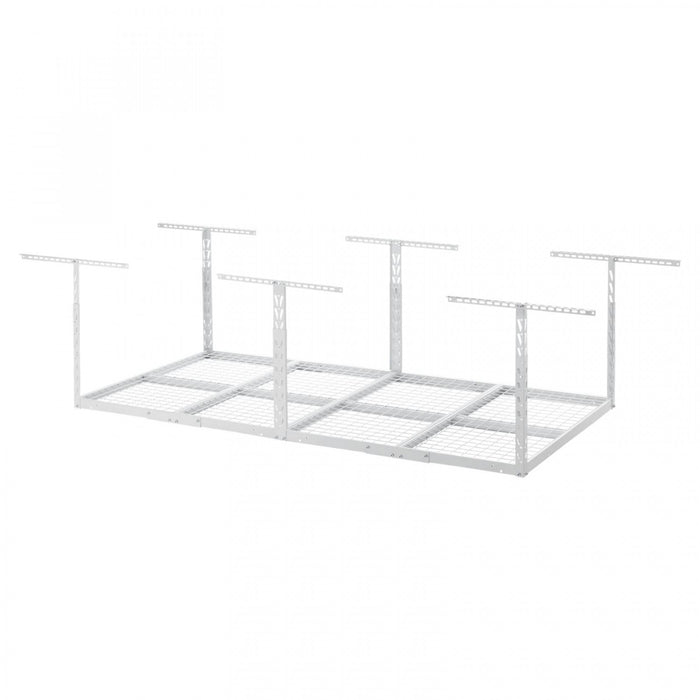 Tablette de rangement suspendue GearloftMC blanc martelé de Gladiator - 4 pi x 8 pi