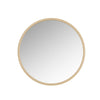 Joinery Miroir Rond Encadre de 28 Pouces Dore