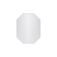  Forge Miroir Octogonal Sans Cadre de 22 Pouces Chrome