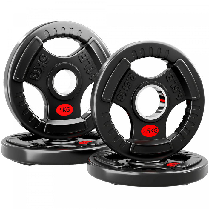 Soozier Set de Plaques de Poids de 2\", 2 x 6 lb, 2 x 11 lb