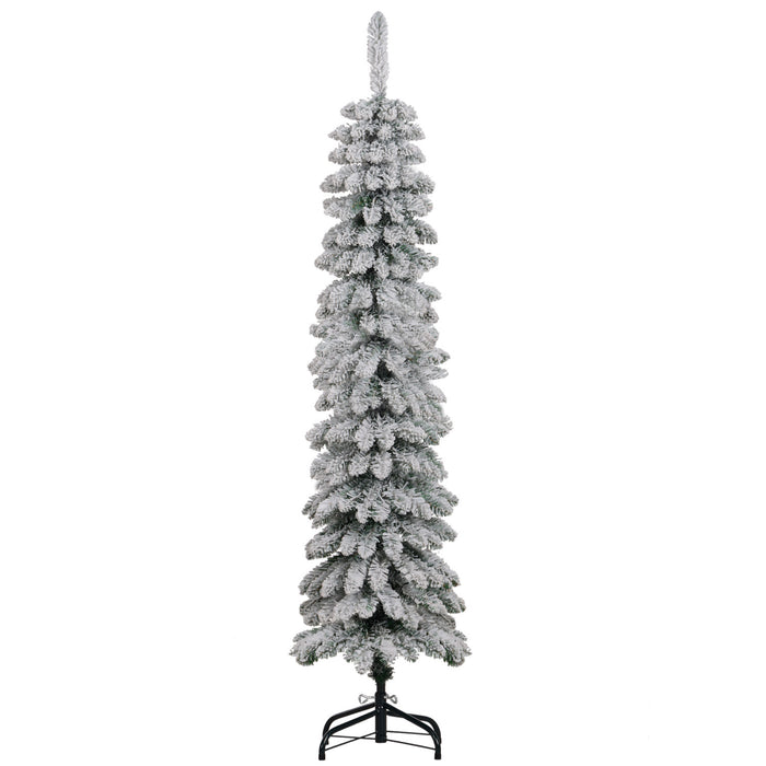 HOMCOM Arbre de Noel artificiel 5' avec branches realistes, Vert