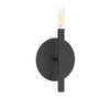 Applique murale Wand de Dainolite avec fini noir mat et 1 ampoule