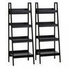 HOMCOM Lot de 2 Etageres Echelles 4 Niveaux, Presentation Multifonction